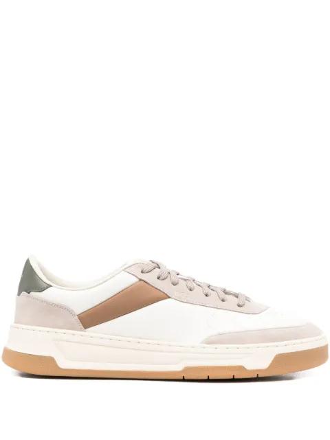 panelled leather sneakers by HUGO BOSS