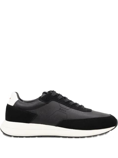 panelled leather sneakers by HUGO BOSS