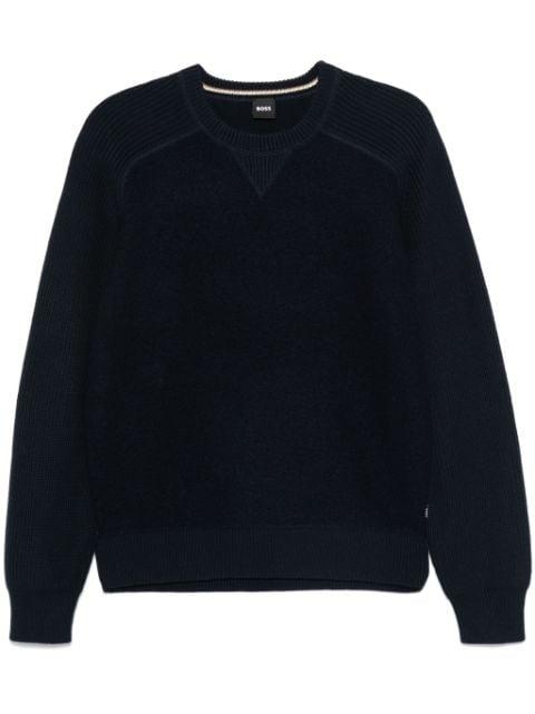 panelled sweater by HUGO BOSS