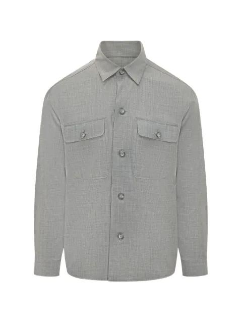 patch-pocket overshirt by HUGO BOSS