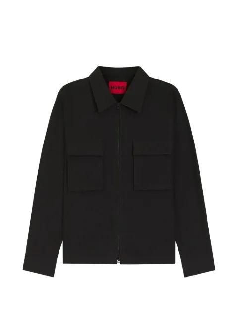 patch pockets cotton shirt by HUGO BOSS