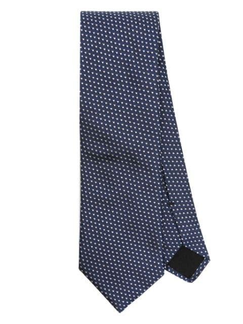 patterned-jacquard silk tie by HUGO BOSS