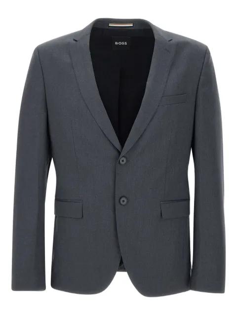 peak-lapel wool blazer by HUGO BOSS