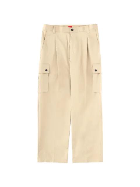 pleated cargo trousers by HUGO BOSS