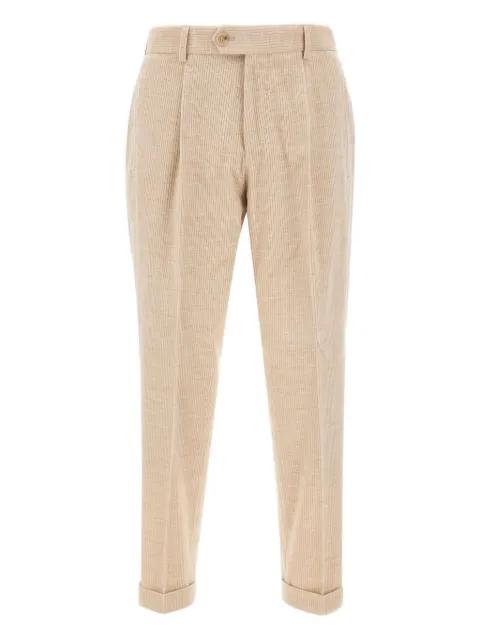pleated corduroy trousers by HUGO BOSS pleated corduroy trousers by HUGO BOSS