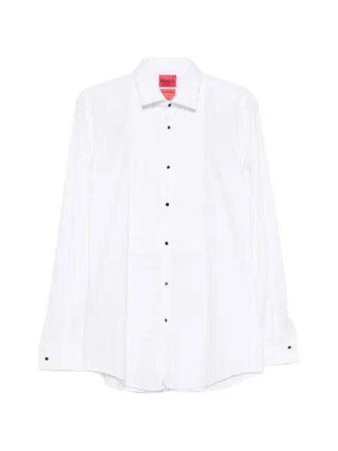 pleated-front shirt by HUGO BOSS