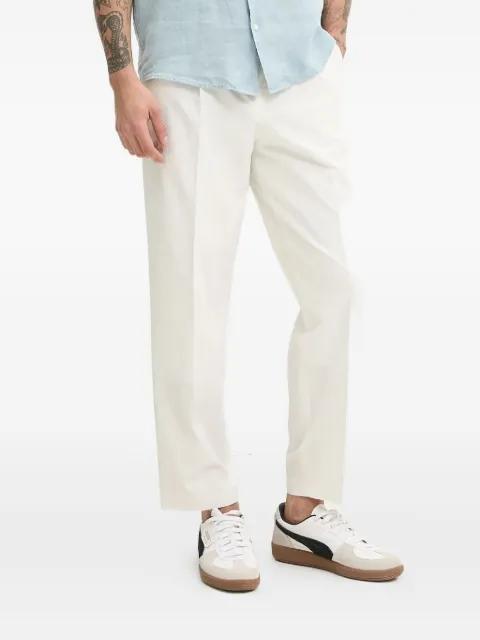 pleated-front straight-leg trousers by HUGO BOSS