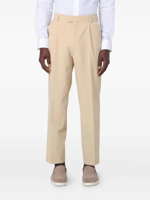 pleated-front trousers by HUGO BOSS