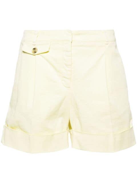 pleated twill shorts by HUGO BOSS