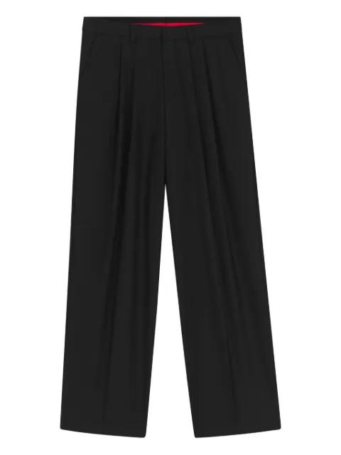pleated wool trousers by HUGO BOSS