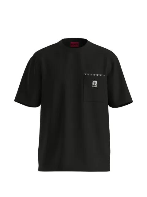 pocket embroidered T-shirt by HUGO BOSS