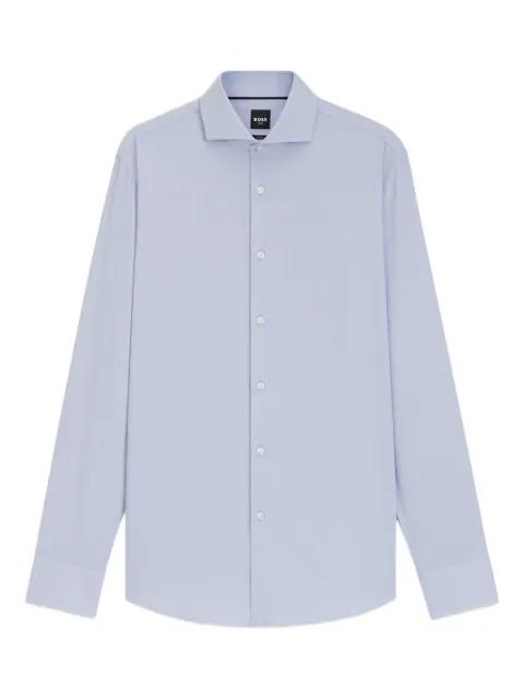 pointed-collar cotton shirt by HUGO BOSS