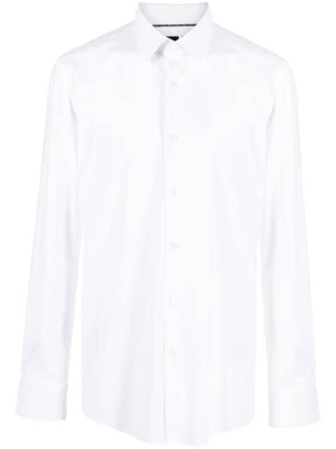 pointed-collar long-sleeve shirt by HUGO BOSS