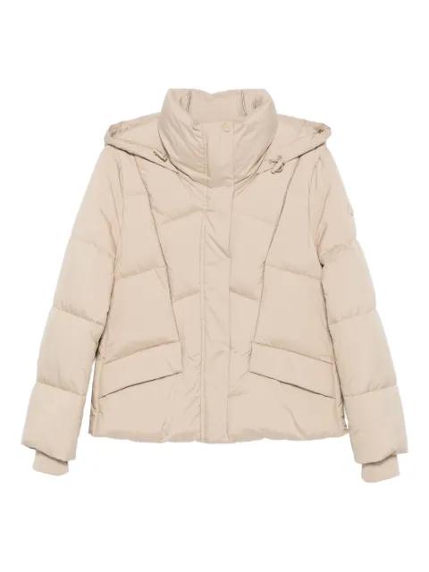 quilted zip-up puffer jacket by HUGO BOSS