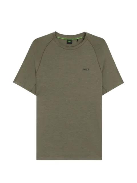 raglan-sleeve logo-print T-shirt by HUGO BOSS