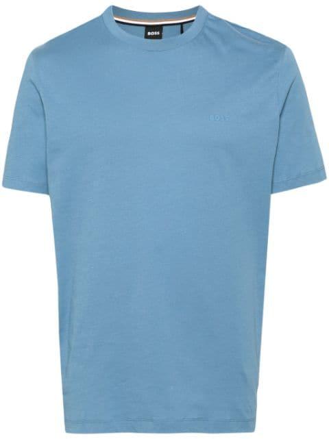 raised-logo cotton T-shirt by HUGO BOSS