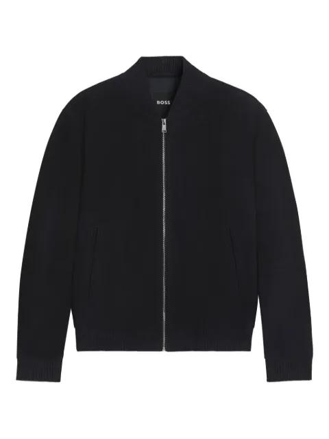 regular-fit jacket in suede by HUGO BOSS