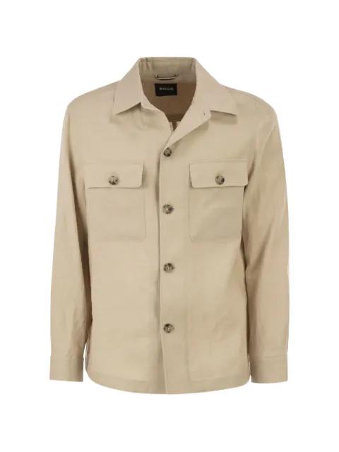relaxed-fit shirt jacket by HUGO BOSS