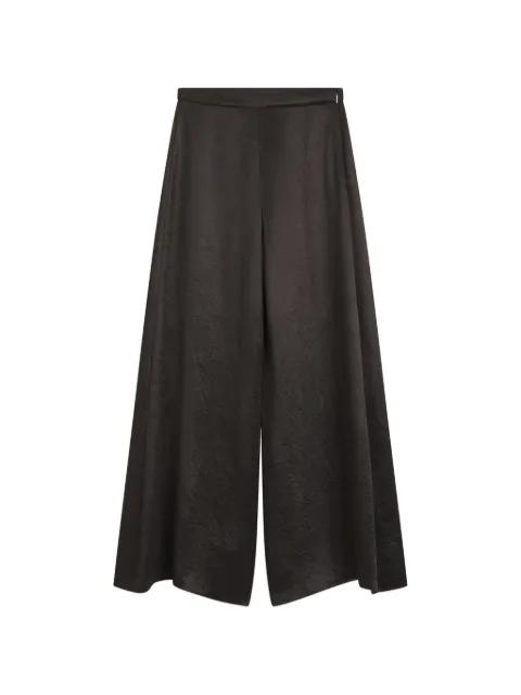 relaxed-fit trousers in lustrous twill by HUGO BOSS