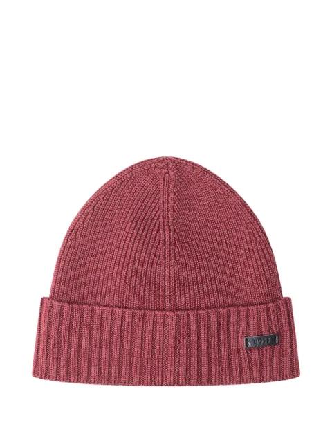 ribbed beanie hat by HUGO BOSS