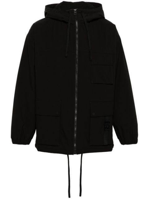 ripstop hoodied cargo jacket by HUGO BOSS