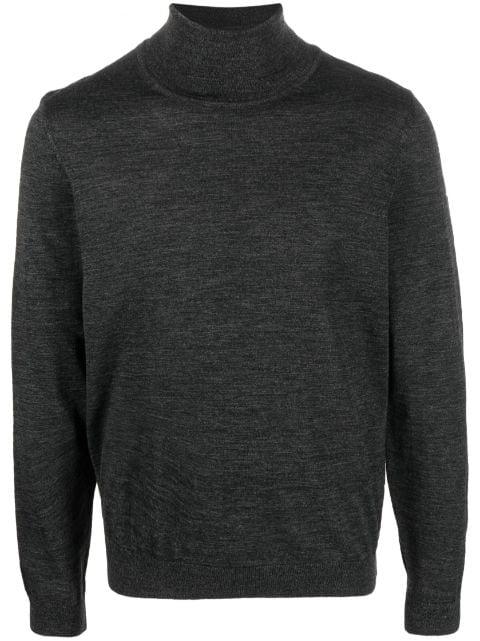 roll neck virgin wool jumper by HUGO BOSS
