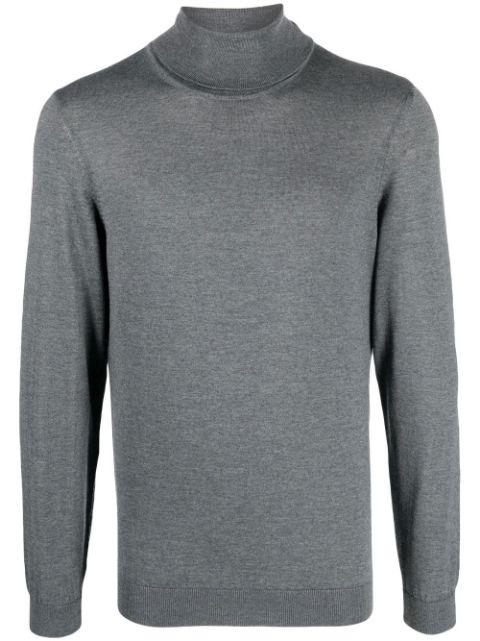 rollneck wool sweatshirt by HUGO BOSS