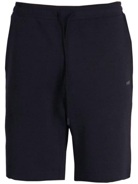 rubberised-logo track shorts by HUGO BOSS