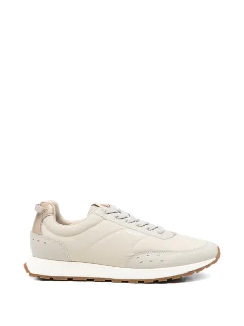 running-inspired trainers with zigzag detailing by HUGO BOSS