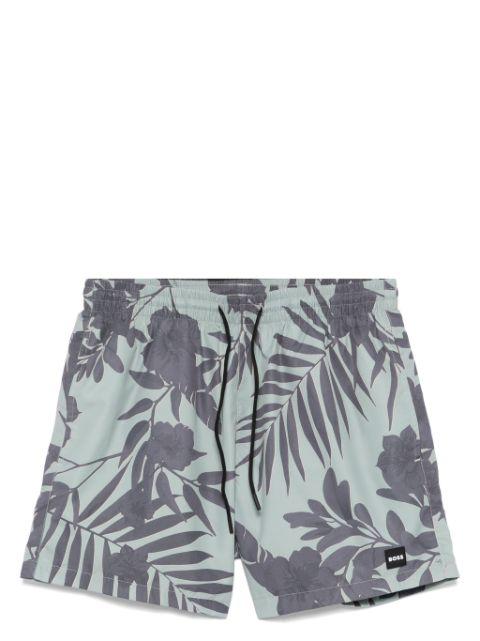 seasonal-print swim shorts by HUGO BOSS