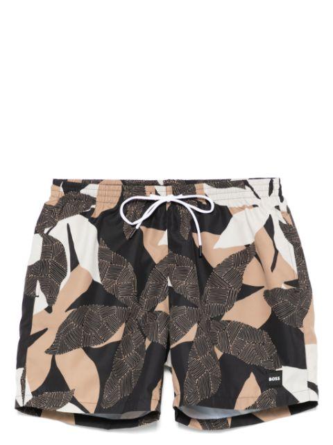 seasonal-print swim shorts by HUGO BOSS