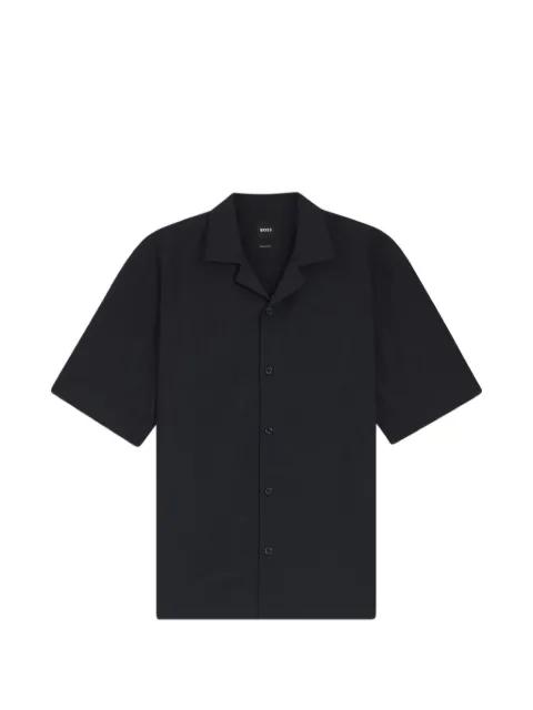 short-sleeve camp-collar shirt by HUGO BOSS