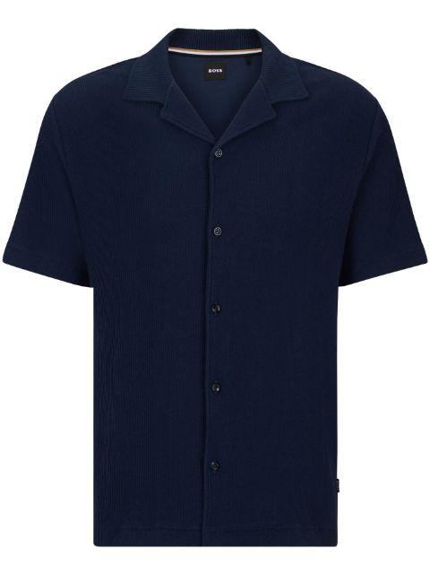 short-sleeve cotton shirt by HUGO BOSS