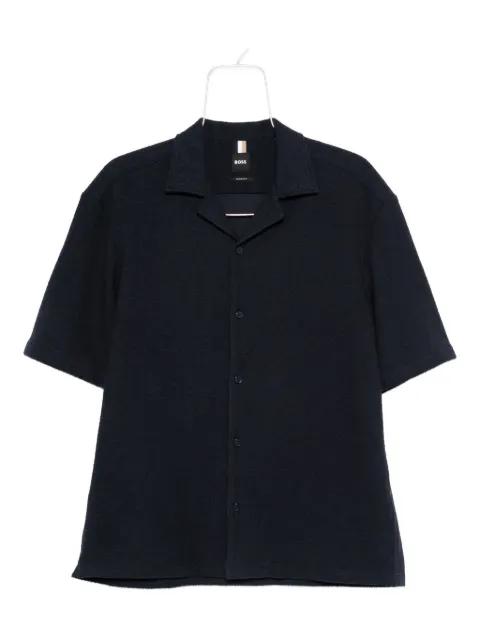 short-sleeve revere shirt by HUGO BOSS