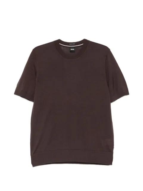 short-sleeve wool T-shirt by HUGO BOSS
