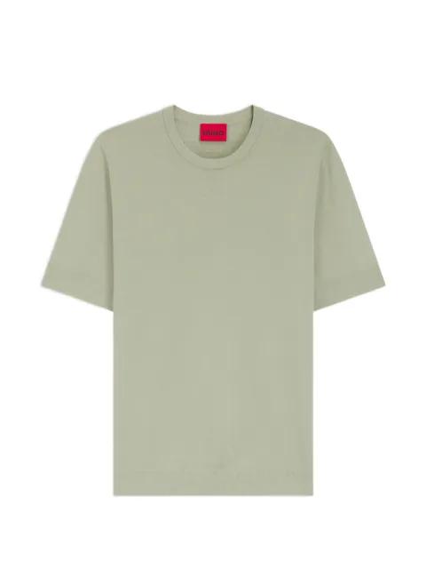 short-sleeved knitted T-shirt by HUGO BOSS