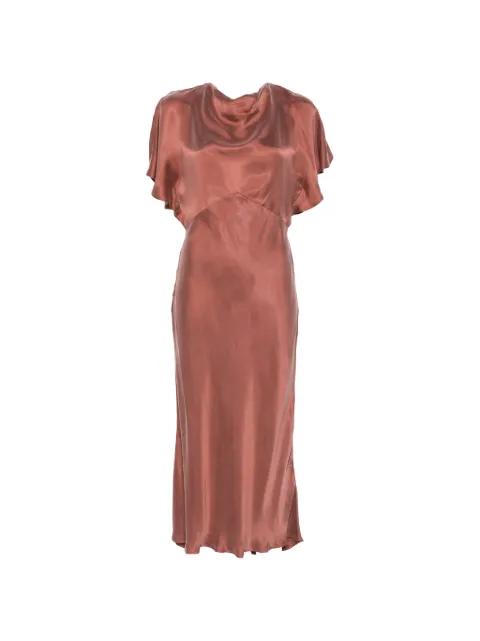 short-sleeved midi dress by HUGO BOSS