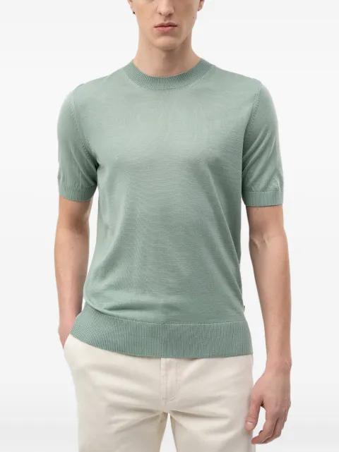 short-sleeved sweater in merino wool by HUGO BOSS
