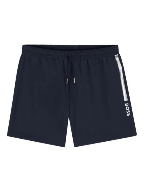 side-stripe swim shorts by HUGO BOSS