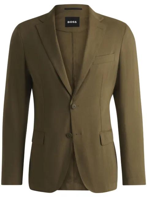 single-breasted blazer by HUGO BOSS