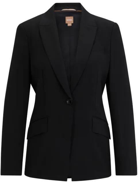 single-breasted blazer by HUGO BOSS