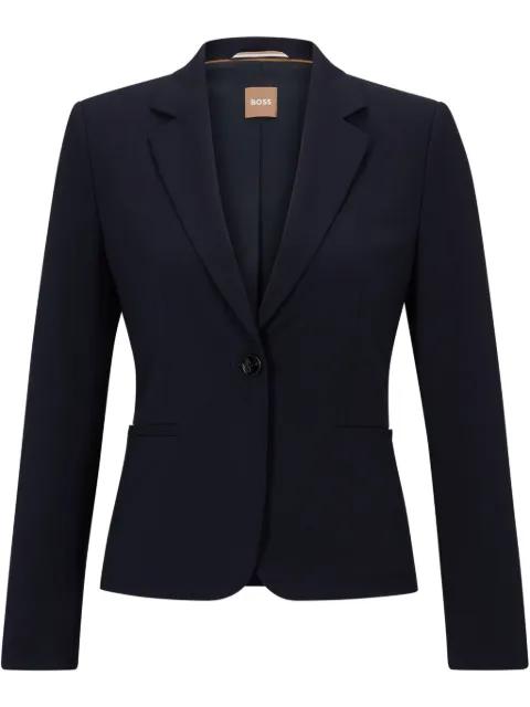 single-breasted blazer by HUGO BOSS