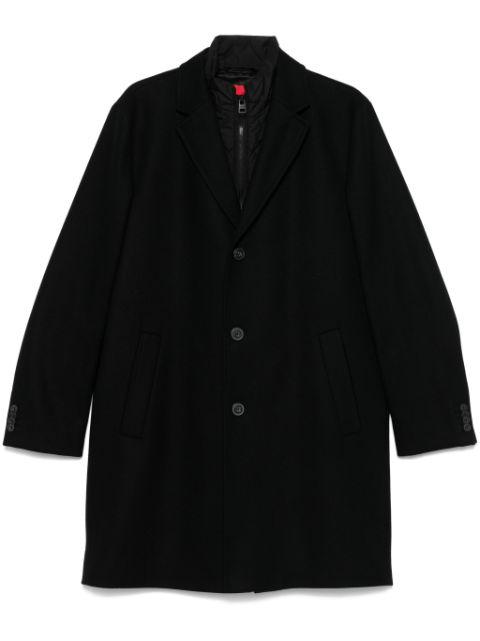 single-breasted coat by HUGO BOSS