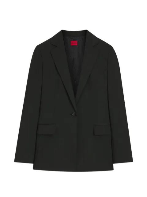 single-breasted notched-lapels blazer by HUGO BOSS