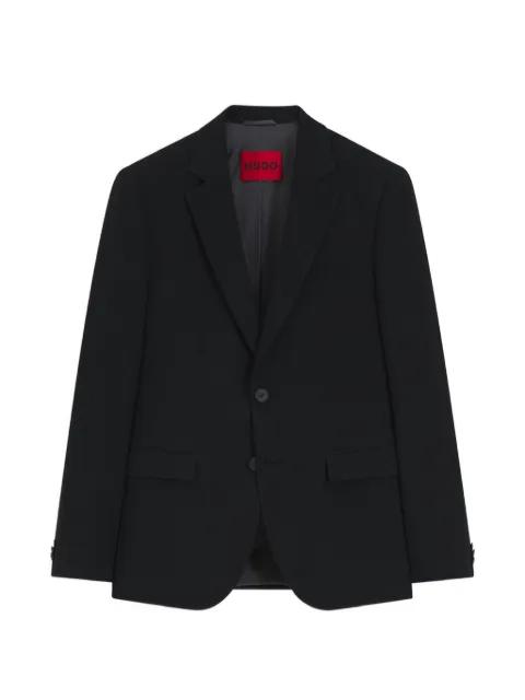 single-breasted notched-lapels blazer by HUGO BOSS