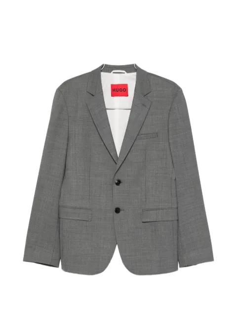 single-breasted notched-lapels jacket by HUGO BOSS