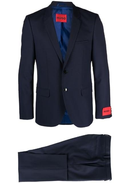 single-breasted suit set by HUGO BOSS