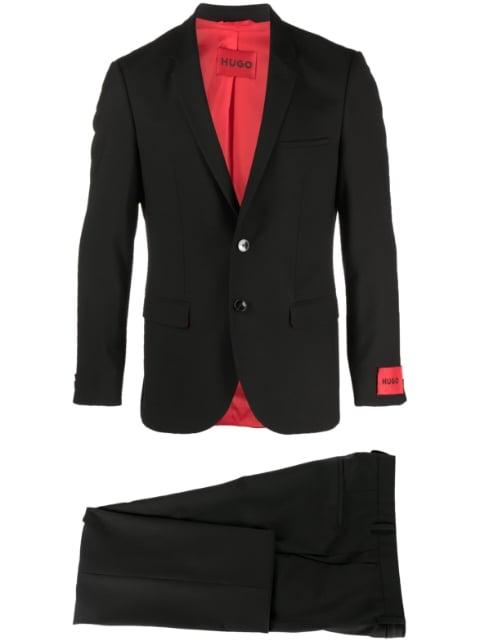 single-breasted suit set by HUGO BOSS