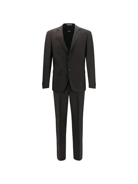 single-breasted wool suit by HUGO BOSS