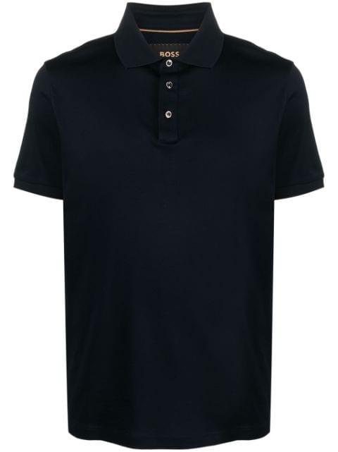 slim-cut cotton polo shirt by HUGO BOSS